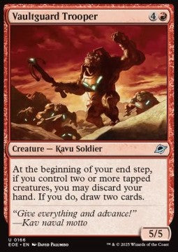 Vaultguard Trooper⁣ - Edge of Eternities⁣ (Uncommon)⁣ [166]